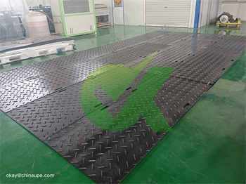 3×8 plastic nstruction mats for foundation works-Ground 